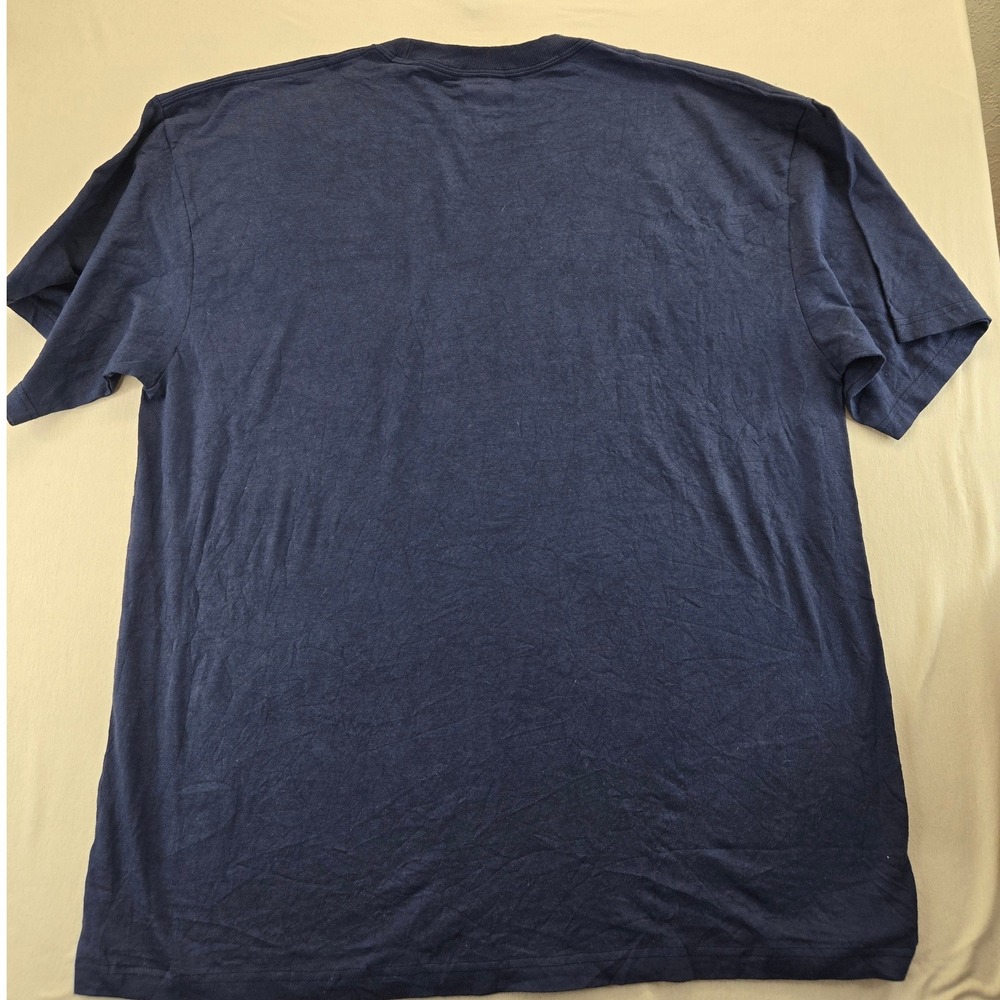 Majestic T-Shirt Mens XL Navy Cleveland Indians Spring Training 2014 MLB Graphic - Picture 7 of 7
